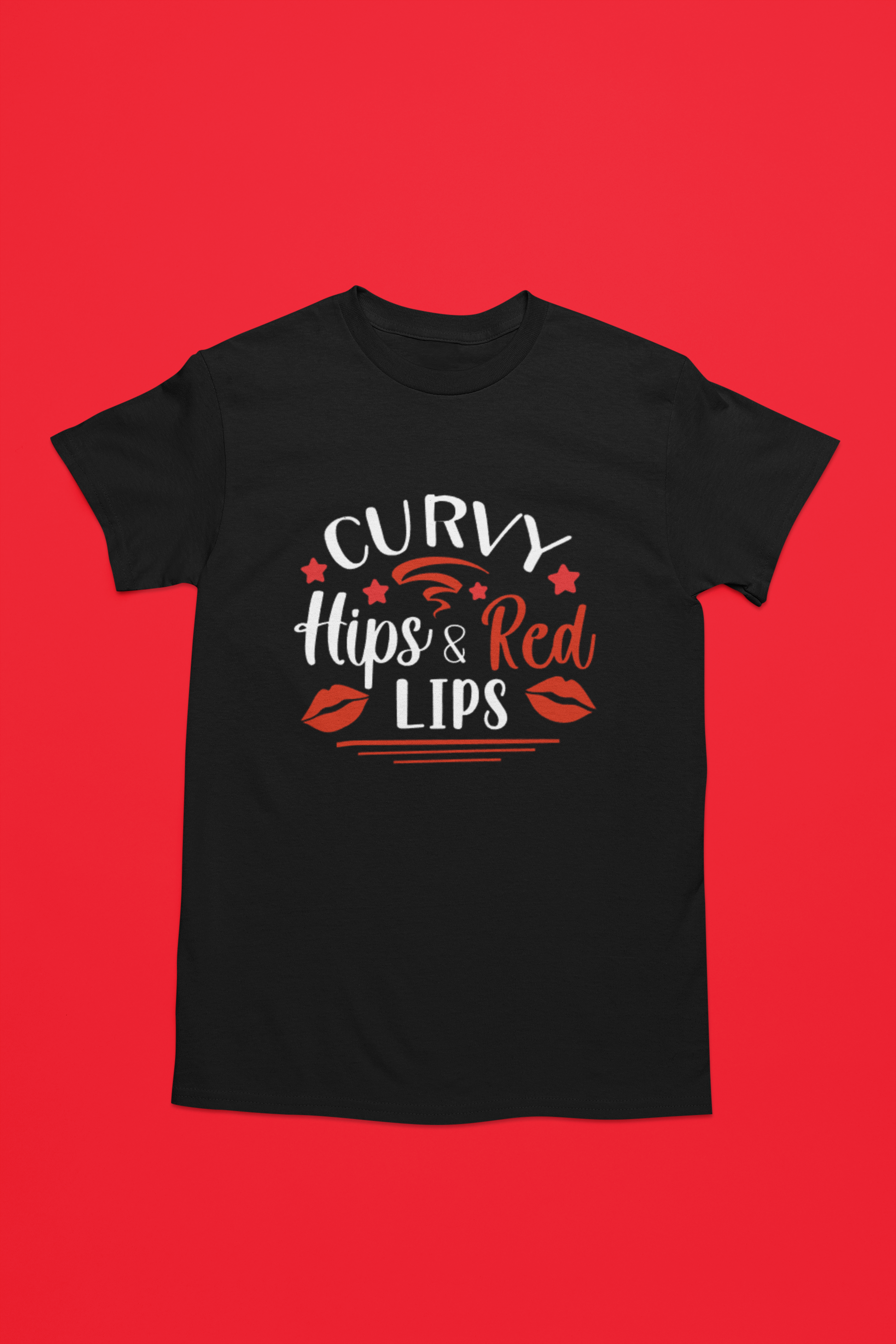 Curvy Hips and Red Lips