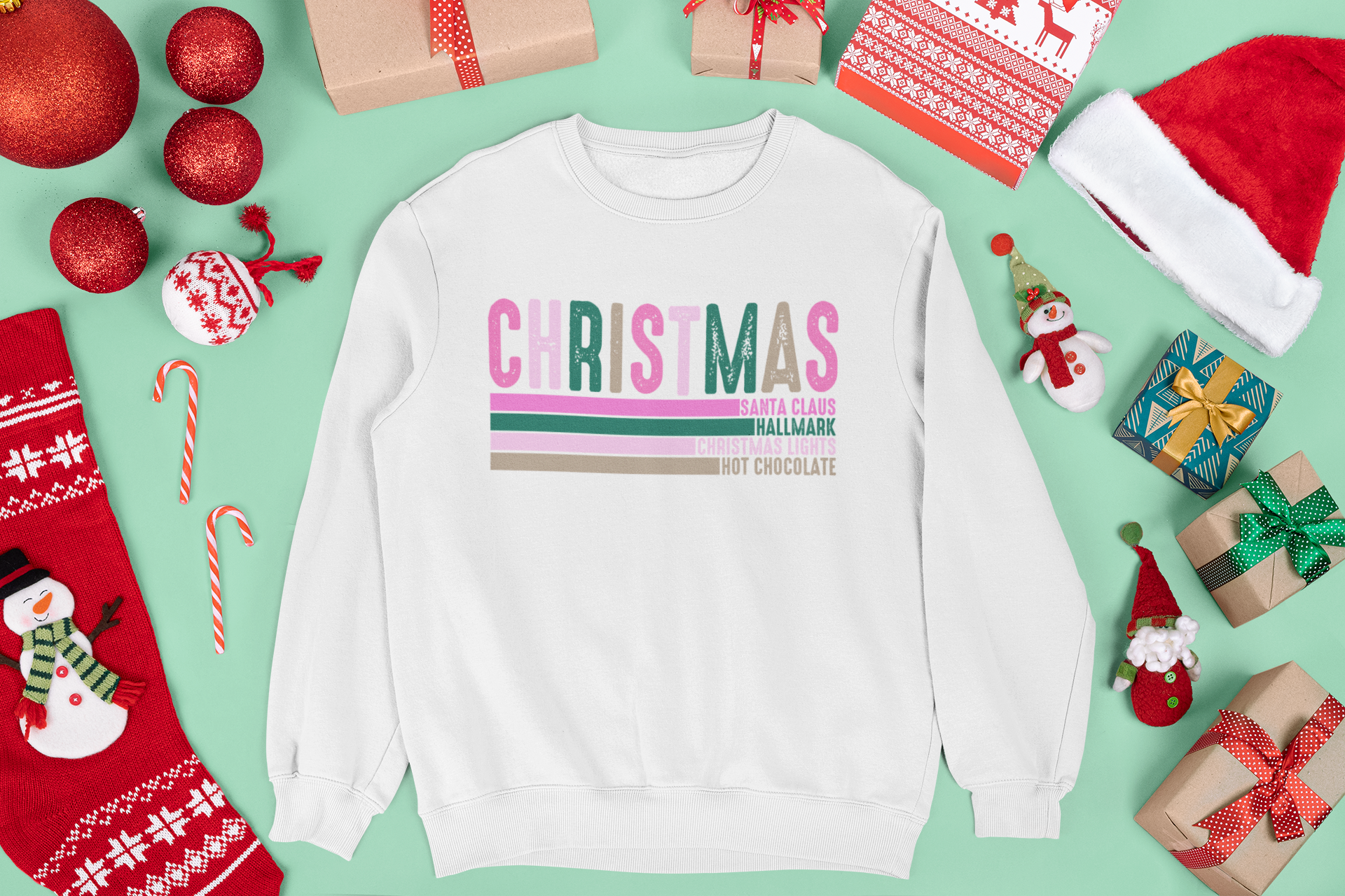 Christmas Retro Pastel